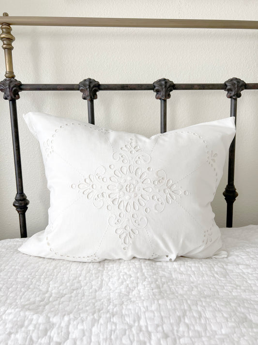 Handmade Vintage Linen Pillow