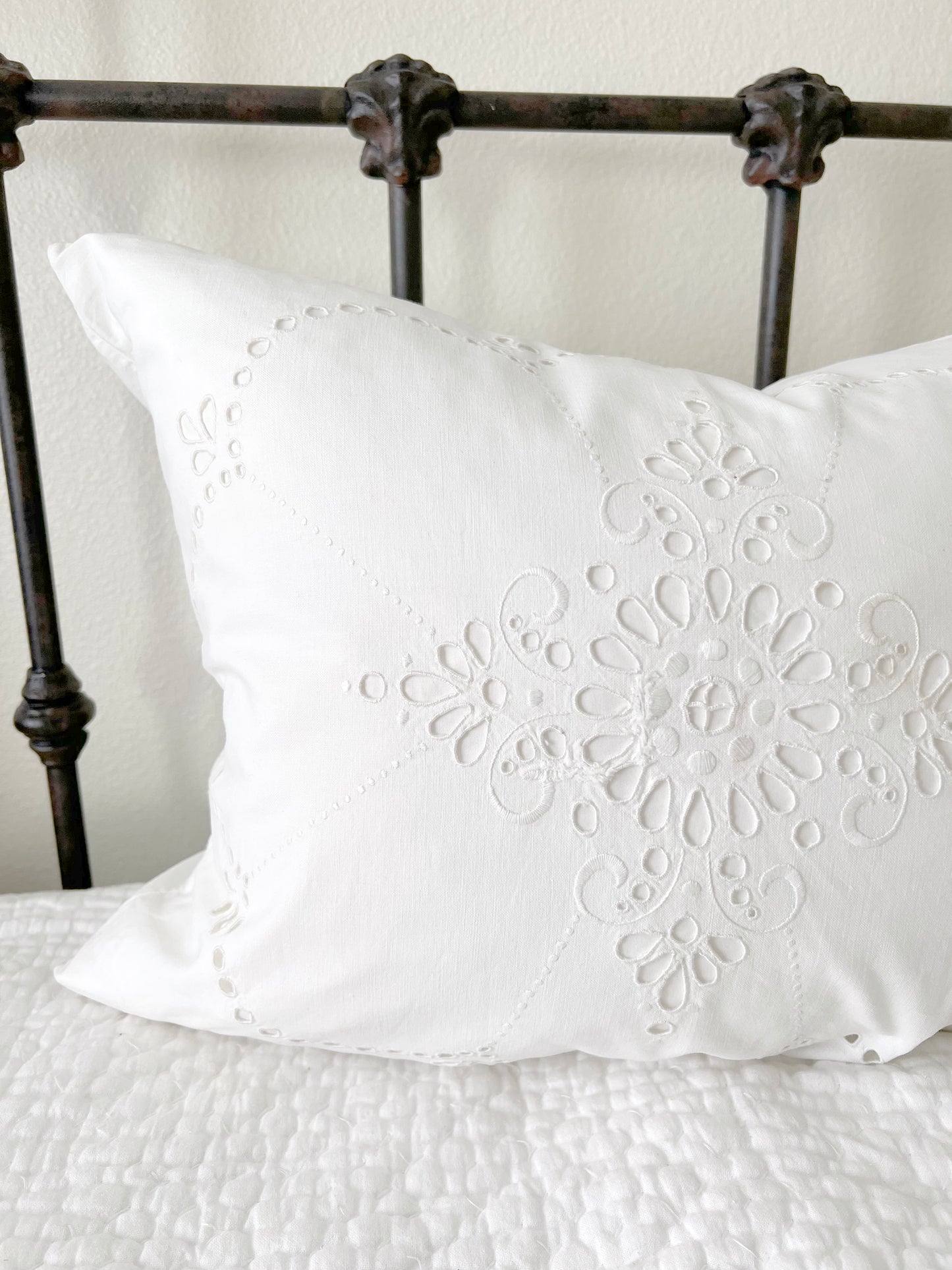 Handmade Vintage Linen Pillow